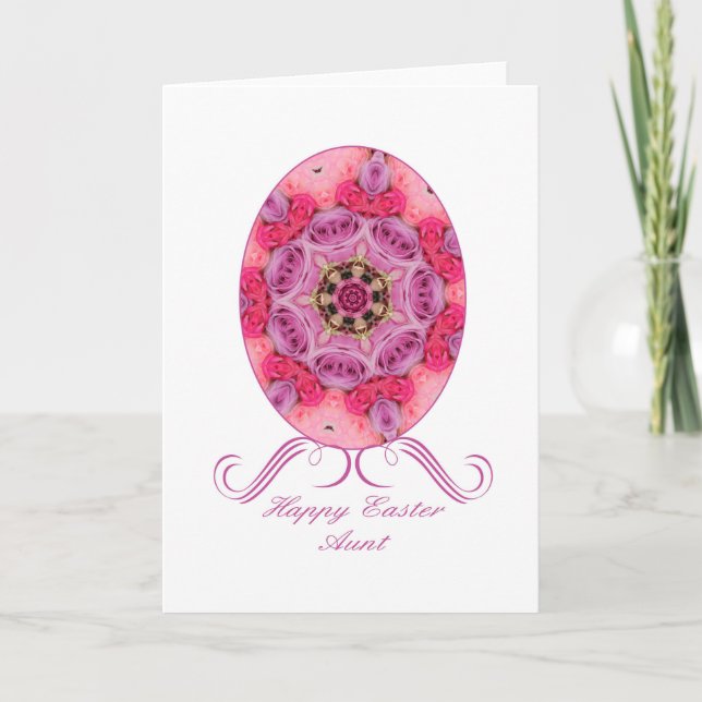Aunt Happy Easter Holiday Card (Front)