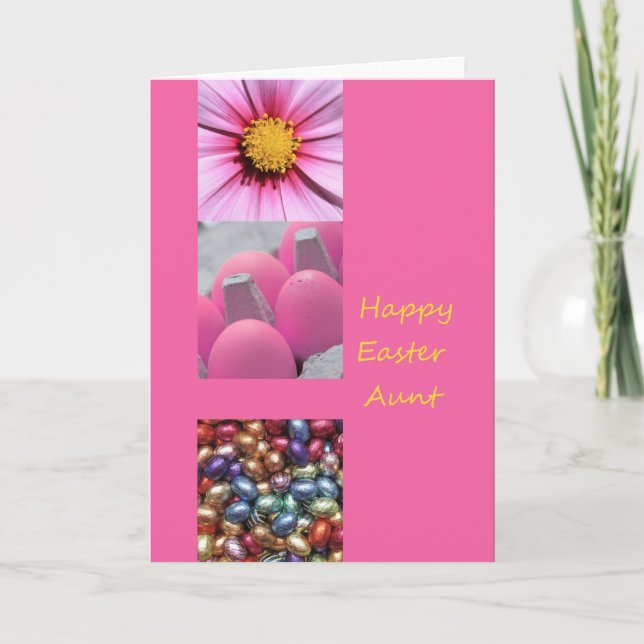 Aunt Happy Easter Holiday Card (Front)
