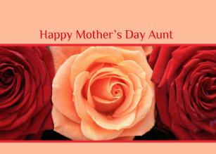 happy mothers day aunt cards zazzle uk