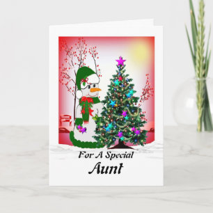 Aunt Holiday Card