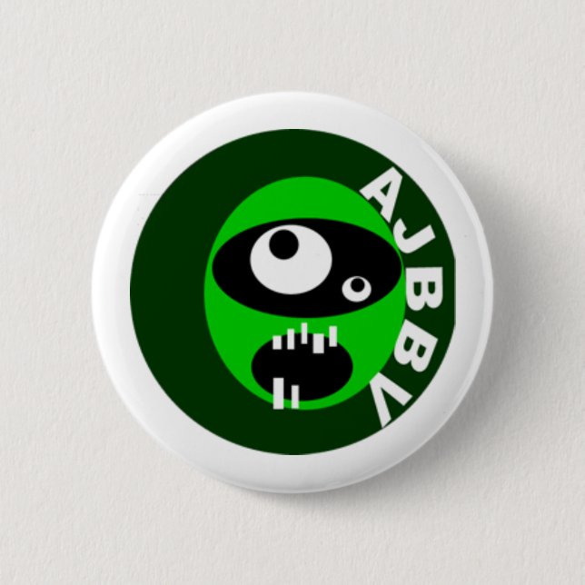 aunt jamamas big band vigilantes face button (Front)