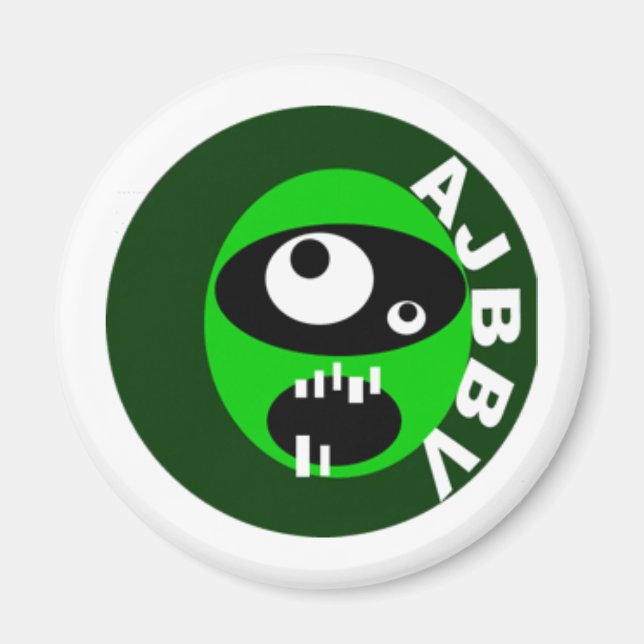 aunt jamamas big band vigilantes face magnet (Front)