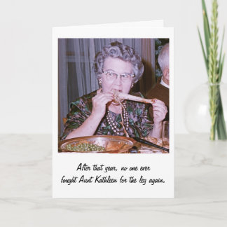Aunt Kathleen Holiday Card