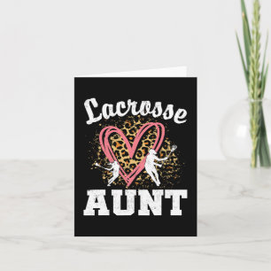 Aunt Leopard Heart Matching Family  Card