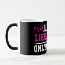 Aunt Like A Mum Only Cooler Funny Pink Text Black