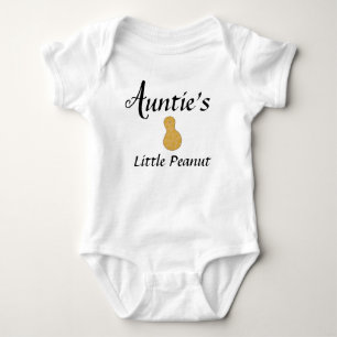 Aunt Little Peanut Niece Nephew Baby Bodysuit