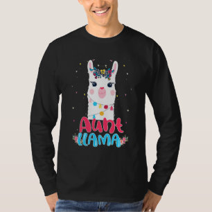 Aunt Llama Mother's Day Women Aunt Birthday T-Shirt