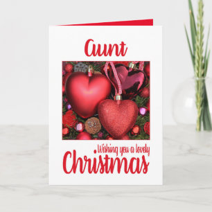 Aunt Lovely Christmas card