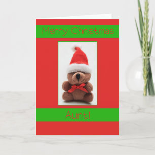 aunt Merry Christmas card