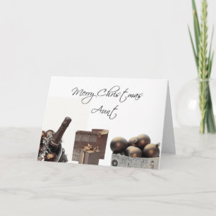 aunt Merry Christmas card