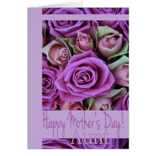 Aunt Mother's Day rose card
