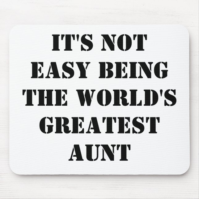 Aunt Mouse Mat (Front)