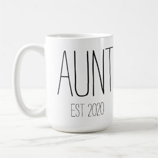 Aunt mug with EST