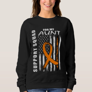 Aunt Multiple Sclerosis Awareness Flag Supporter P Sweatshirt