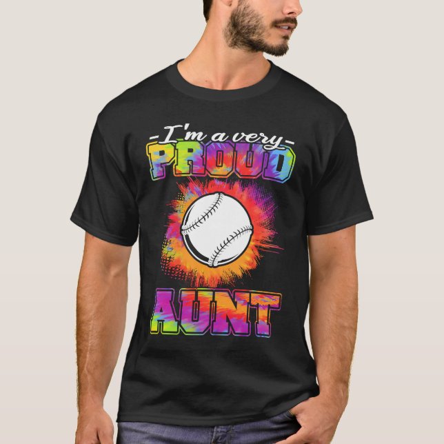 Aunt Of A Baseball Player  Baseball T-Shirt (Front)