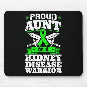 Aunt Of A Kidney Disease Warrior Renal Ckd Awarene Mouse Mat