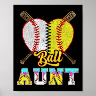 Aunt Of Both Half Sell Softll Ice Cream Drip Poster
