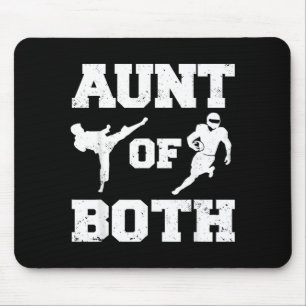 Aunt of Both Taekwondo and Football Funny Martial Mouse Mat