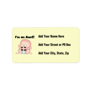 Aunt of New Nephew T-shirts and Gifts Label