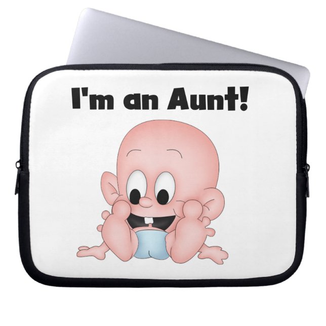 Aunt of New Nephew T-shirts and Gifts Laptop Sleeve (Front)