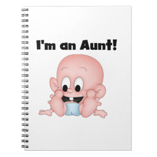 Aunt of New Nephew T-shirts and Gifts Notebook