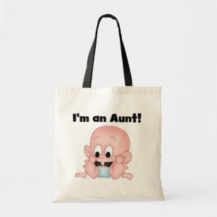 Aunt of New Nephew Tshirts and Gifts Tote Bag