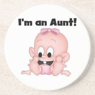 Aunt of New Niece T-shirts and Gifts Coaster