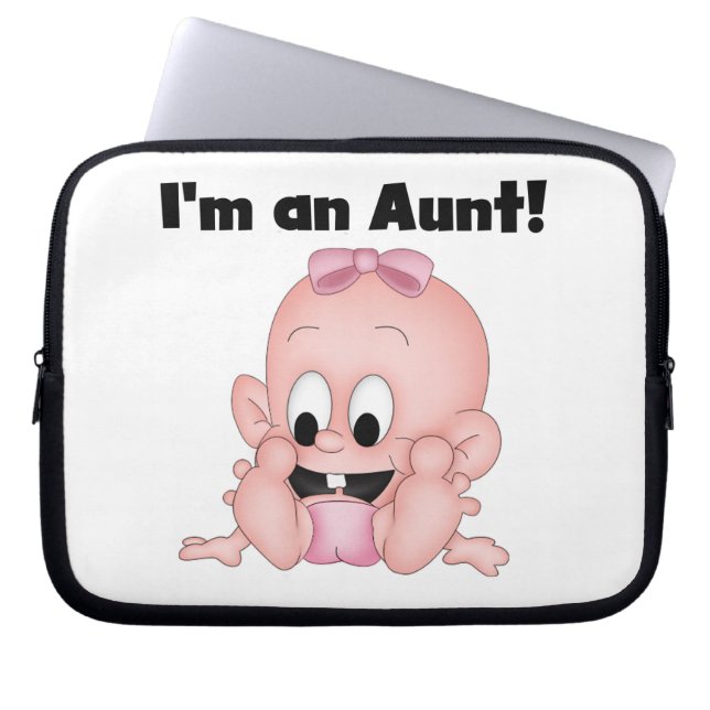 Aunt of New Niece T-shirts and Gifts Laptop Sleeve (Front)