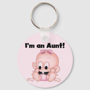 Aunt of New Niece Tshirts and Gifts Key Ring