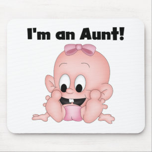 Aunt of New Niece Tshirts and Gifts Mouse Mat