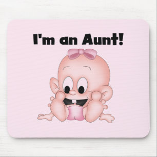 Aunt of New Niece Tshirts and Gifts Mouse Mat