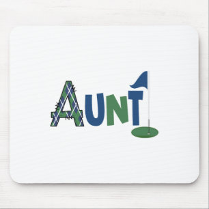 Aunt Of The Birthday Boy Hole In One Golf Sport Ma Mouse Mat