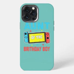 Aunt Of The Birthday Boy Video Gamer Birthday iPhone 13 Pro Max Case