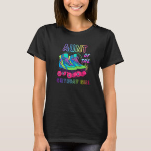 Aunt Of The Birthday Girl Rolling Skate Birthday T-Shirt