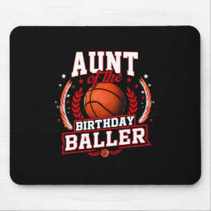 Aunt Of The Birthday Ller Sketll Bll Theme Bday Mouse Mat