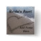 Aunt Of The Bride Beach Wedding Button
