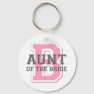 Aunt of the Bride Cheer Key Ring