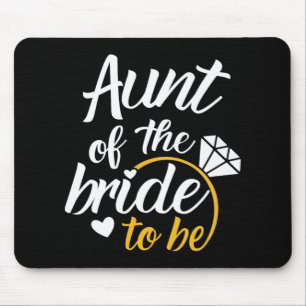 Aunt Of The Bride-to-be Big Wedding Day Mouse Mat