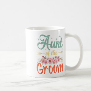 Aunt Of The Groom Gifts Mum Bride Wedding Groom  Coffee Mug