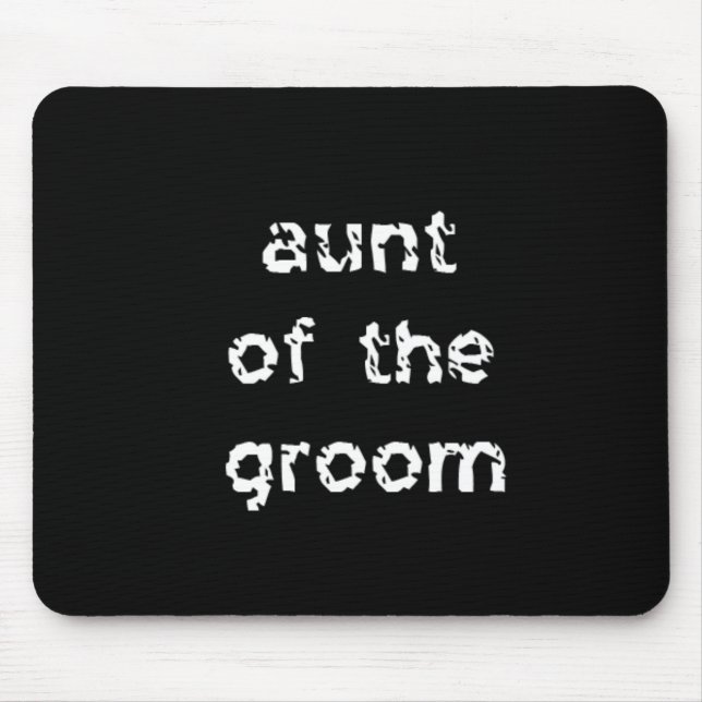 Aunt of the Groom Mouse Mat (Front)