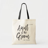 Aunt of the Groom | Script Style Custom Wedding