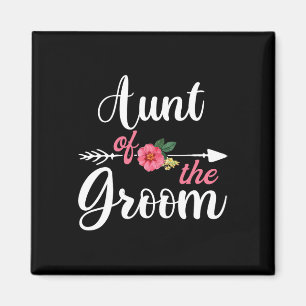 Aunt Of The Groom Shirts For Women  Magnet