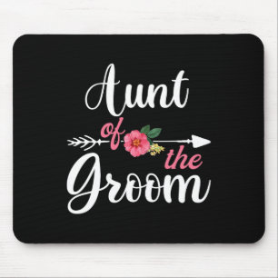 Aunt Of The Groom Shirts For Women Mouse Mat