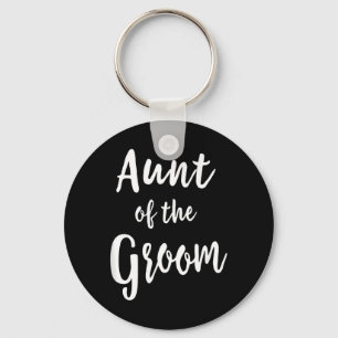 Aunt Of The Groom Wedding Rehearsal Dinner Bridal Key Ring