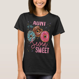 Aunt Of The Sweet Seven 7th Doughnut Birthday Part T-Shirt