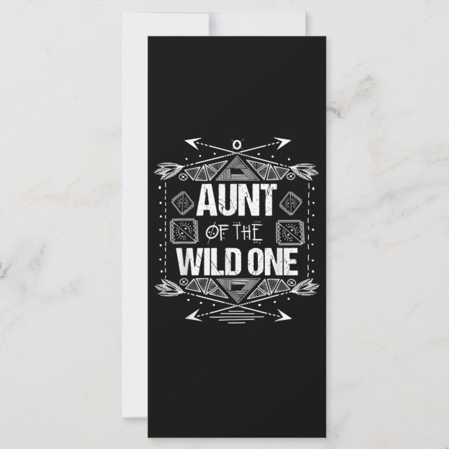 Aunt Of The Wild One Birthday Gift (Front)