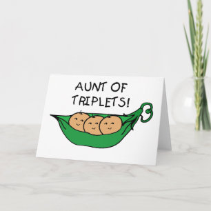 Aunt of Triplets Pod Card