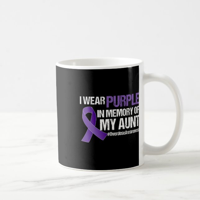 Aunt Overdose Awareness Memory  Coffee Mug (Right)
