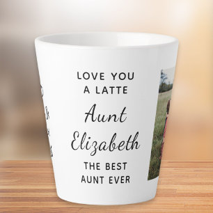 Aunt Photo Love You A Latte Mug
