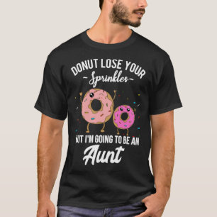 Aunt Pregnancy Announcement Meme Reveal  Donut Quo T-Shirt